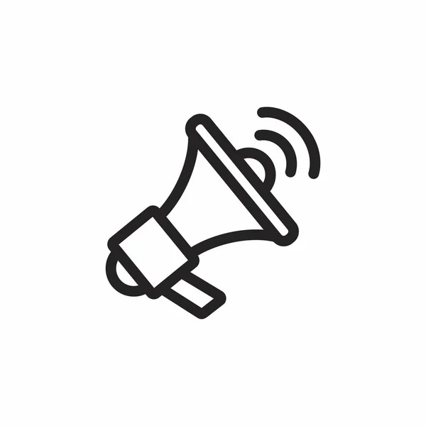 Sözcü simgesi. Hoparlör düz biçimi beyaz arkaplan üzerinde izole - stok vektörü.