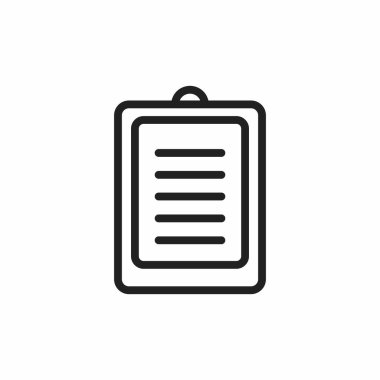 Defter simgesi vektörü. Beyaz arkaplanda izole edilmiş düz defter biçimi - stok vektörü.