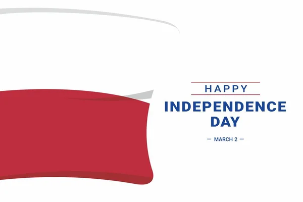 Teksas Bağımsızlık Günü. Vektör İllüstrasyonu. İllüstrasyon afişler, el ilanları, çıkartmalar, kartlar vs. için uygundur.