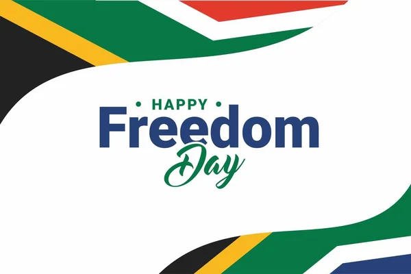 South Africa Freedom Day Vector Illustration Illustration Suitable Banners Flyers — Stock Vector