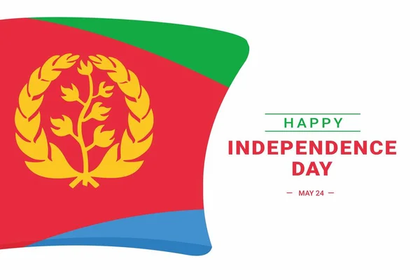 Eritrea Independence Day Vector Illustration Illustration Suitable Banners Flyers Stickers — Vetor de Stock