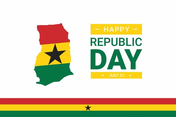 Dia República Gana Ilustração Vetorial Ilustração Adequada Para Banners Folhetos — Vetor de Stock