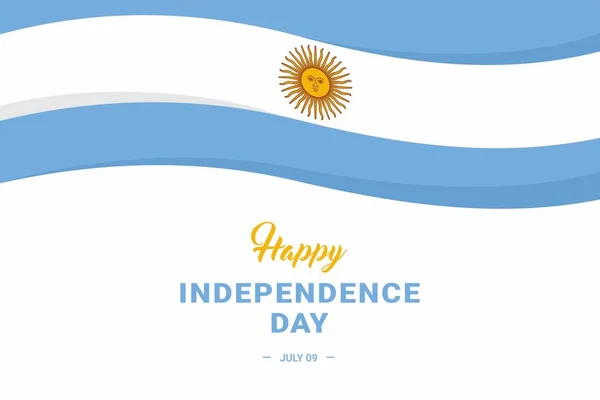 День Незалежності Аргентини Векторна Ілюстрація Ілюстрація Підходить Знамена Флаєрів Наклейків Ліцензійні Стокові Ілюстрації