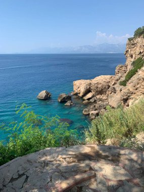 Antalya 'nın güzel deniz manzarası (Lara ilçesi)