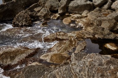 Deniz kenarından fotoğraflar: arka plan ve dokular