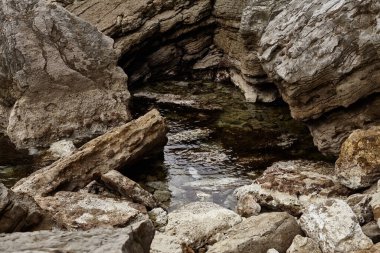 Geçmiş ve dokular, deniz kenarından fotoğraflar.