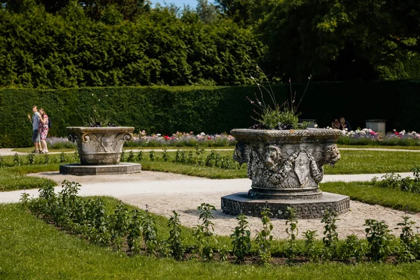 Lednice Southern Moravia Czech Republic July 2021 Chateau Beautiful Gardens — Stock Photo, Image
