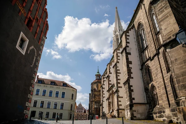 Goerlitz Alemanha Setembro 2021 Igreja Gótica Medieval São Pedro São — Fotografia de Stock