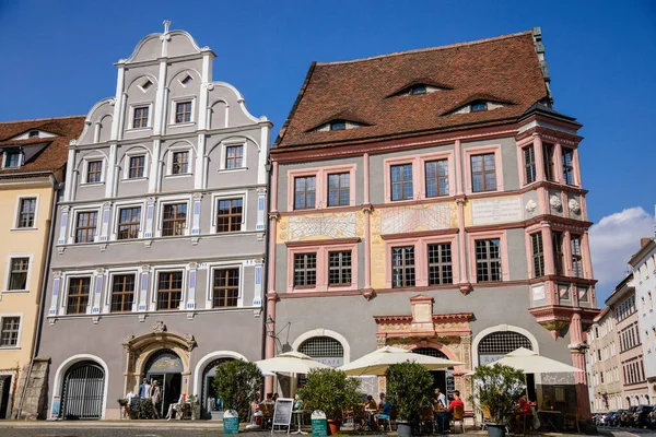 Goerlitz Saxe Allemagne Septembre 2021 Ancienne Pharmacie Ratsapotheke Bâtiment Renaissance — Photo