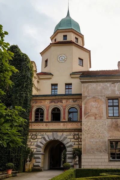 Castolovice Ανατολική Βοημία Τσεχική Δημοκρατία Σεπτεμβρίου 2021 Αναγεννησιακό Κάστρο Πύργο — Φωτογραφία Αρχείου