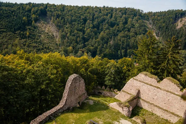 Litice Nad Orlici Doğu Bohemya Çek Cumhuriyeti Eylül 2021 Tepedeki — Stok fotoğraf