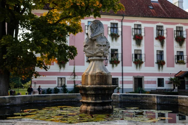 Trebon South Bohemia Czech Republic October 2021 Castle Courtyard Renaissance — Stock Photo, Image