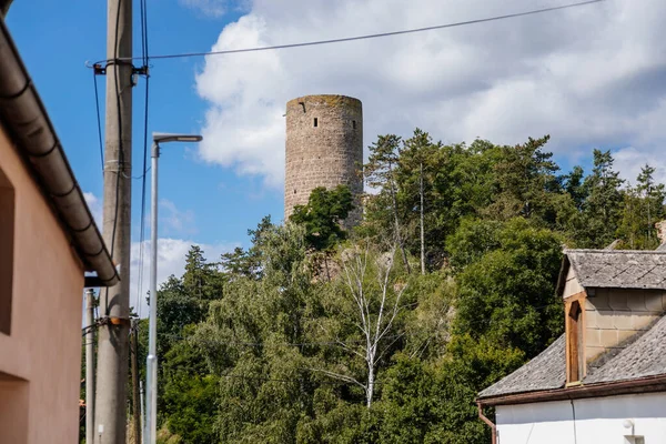 Tocnik Central Bohemia Czech Republic July 2021 Ruins Medieval Castle — Stockfoto