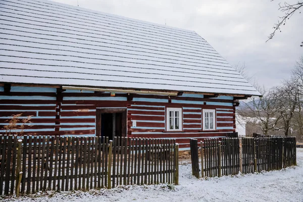 Kourim Central Bohemia Czech Republic December 2021 Traditional Rural Village — Stock Photo, Image