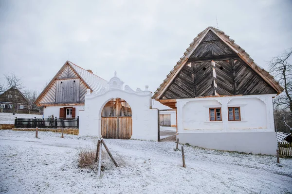 Kourim Central Bohemia Czech Republic December 2021 Traditional Rural Village — ストック写真