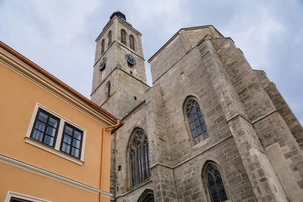 Kutna Hora Mittelböhmen Tschechische Republik März 2022 Gotische Steinkirche Jakobus — Stockfoto