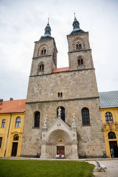 Tepla Tjeckien Augusti 2021 Premonstratensiska Klostret Och Klostret Romanska Kyrkan — Stockfoto