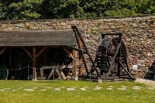 Cheb Western Bohemia República Checa Agosto 2021 Castelo Pedra Gótica Imagem De Stock