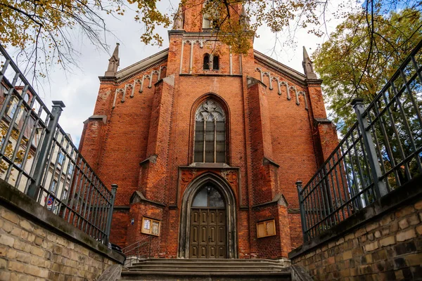 Riga Lettland Oktober 2021 Neugotische Saviour Church Entworfen Von Johann — Stockfoto