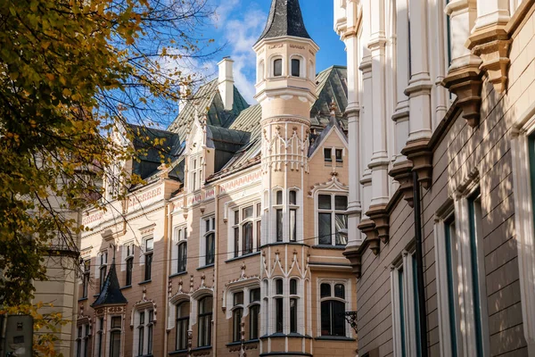 Riga Letônia Outubro 2021 Grande Guilda Mercante Conhecida Como Guilda — Fotografia de Stock