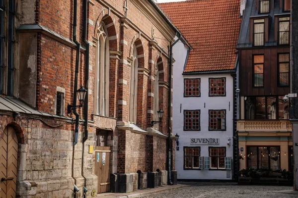 Riga Lotyšsko Října 2021 Kostel Jana Dědictví Unesco Pobaltských Státech — Stock fotografie