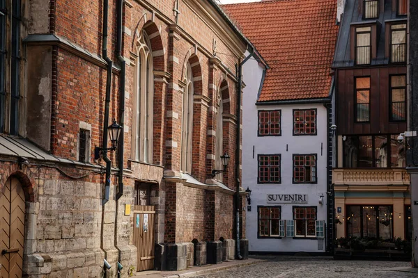 Riga Lettonia Ottobre 2021 Chiesa San Giovanni Patrimonio Unesco Negli — Foto Stock