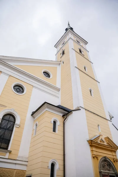 Jesenik Μοραβία Τσεχία Απριλίου 2022 Εκκλησία Της Κοίμησης Της Θεοτόκου — Φωτογραφία Αρχείου