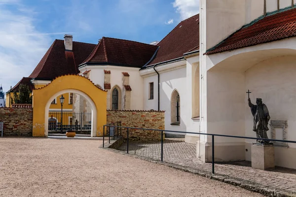 Litomysl República Checa Abril 2022 Iglesia Medieval Gótica Exaltación Santa — Foto de Stock
