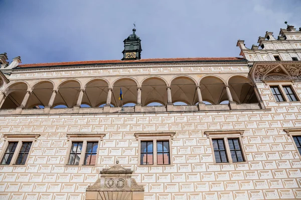 Litomysl Tjekkiet April 2022 Renæssance Slot Unesco World Heritage Site - Stock-foto