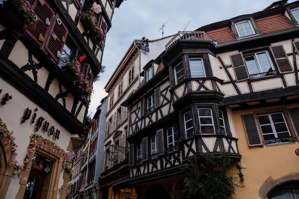 Colmar Alsace France July 2022 Town Capital Alsatian Wine Narrow — Fotografia de Stock