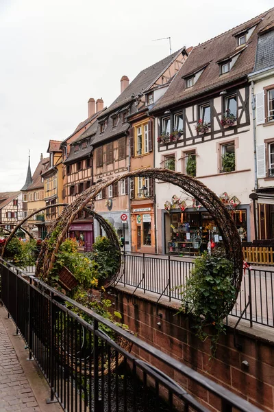 Colmar Alsace France July 2022 Town Capital Alsatian Wine Narrow — Foto Stock