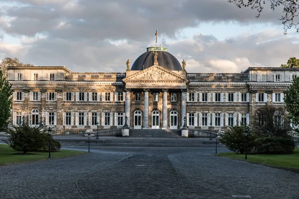 Жилой Королевский Дворец Бельгийской Монархии Лакен Апрель 2017 Года Брюссель — стоковое фото