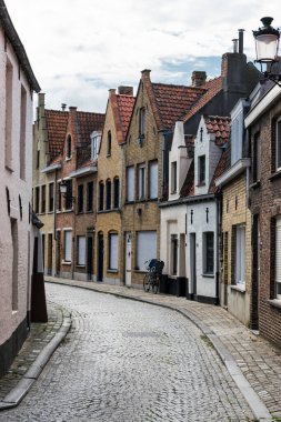 Bruges, Belçika 'daki geleneksel yüzler, Temmuz 2017