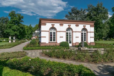 Botanik Palmengarten, Frankfurt am Main, Almanya, Temmuz 201