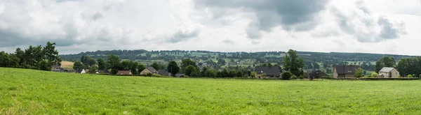 Vista Paisagem Rural Nas Ardenas Waimes Bélgica Julho 2017 — Fotografia de Stock