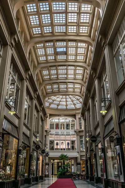 Interiord Esign Maedler Passage Leipzig Germany July 2017 — Stock Photo, Image