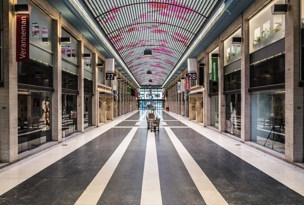 Bryssel Belgien 2018 Ravenstein Gallery Konst Och Shoppingplats Designad Horta — Stockfoto