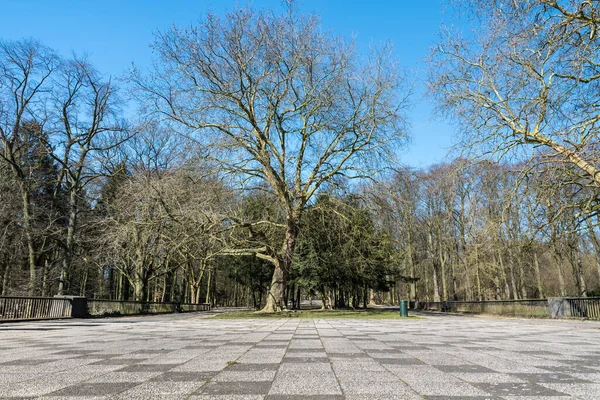 比利时布鲁塞尔莱肯的奥赛格姆公园的全景 — 图库照片