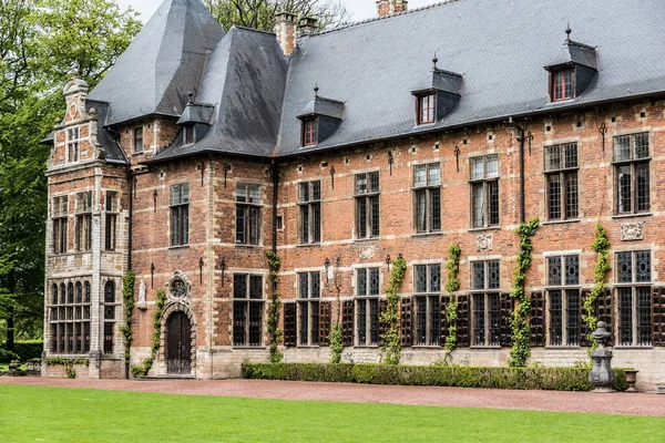 Groot Bijgaarden Flandern Belgien 2018 Blick Über Die Burg Während — Stockfoto