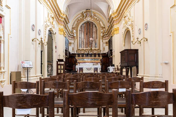 Rabat Malta 2022 Innenarchitektur Der Katholischen Kirche Saint Paul — Stockfoto