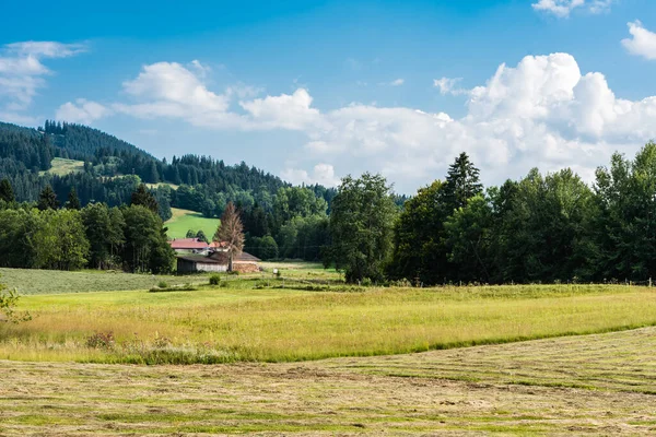 Schöne Aussicht Über Die Deutsche Landschaft Rund Bad Kohlgrub Bayern — Stockfoto