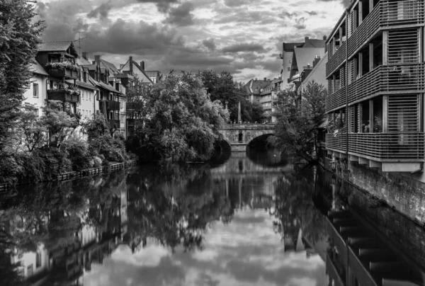 Neurenberg Bavière Allemagne 2018 Des Touristes Visitent Vieille Ville Depuis — Photo