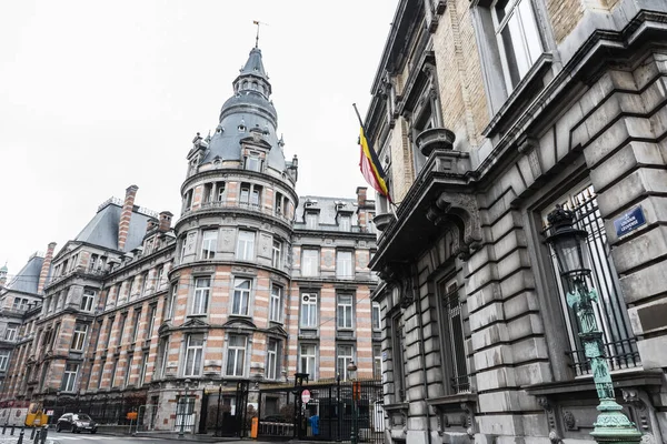 Bruselas Bélgica 2019 Edificios Históricos Alrededor Del Parlamento Flamenco — Foto de Stock