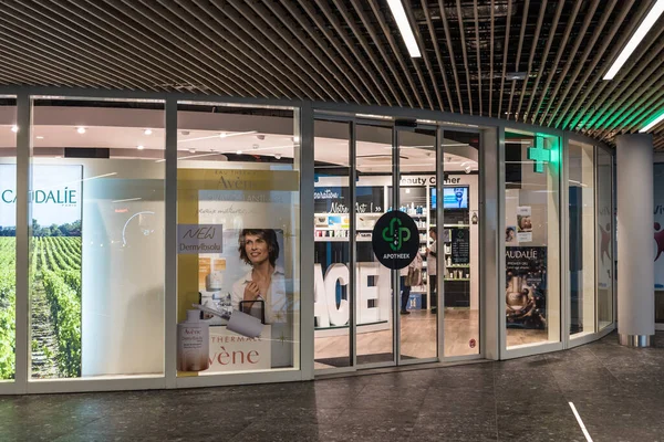 Auderghem Bruselas Bélgica 2019 Moderna Farmacia Hall Entrada Del Hospital — Foto de Stock