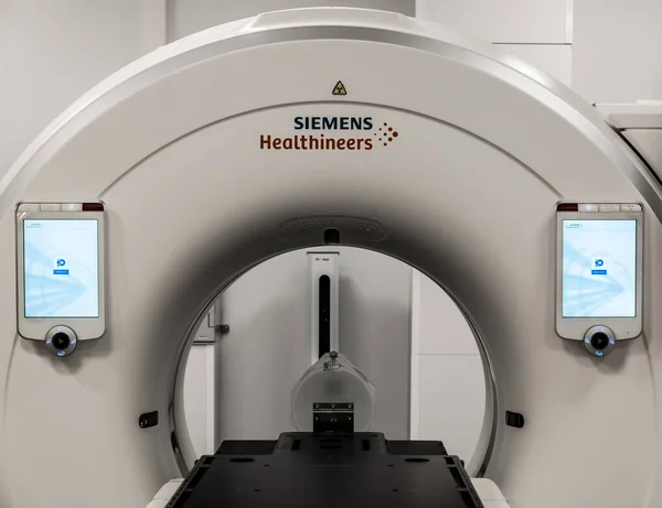 Auderghem Brussels Belgium 2019 Ray Computer Tomografie Scan Diagnosis Stics — 图库照片