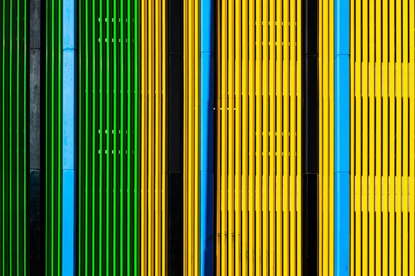 Linhas Texturizadas Verticais Retas Abstratas Com Altos Contrastes Cores Saturadas — Fotografia de Stock