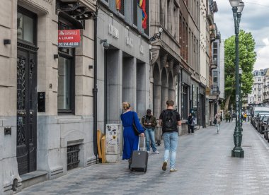 Brüksel Eski Kenti - Belçika - Dansaert Caddesi 'ndeki Theo Hoet
