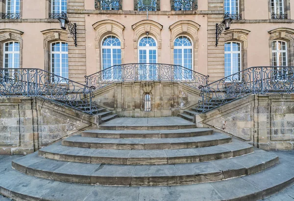 Echternach Велике Герцогство Люксембург 2019 Подвійні Сходи Фасад Класичного Ліцею — стокове фото