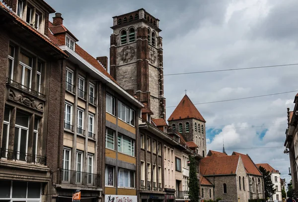 Tournai Doornik Walloon Bölgesi Belçika 2019 Saint Brice Kilisesi Nin — Stok fotoğraf