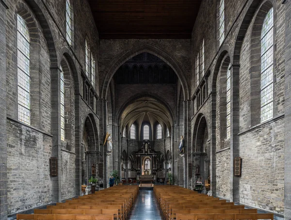 Tournai Doornik Waals Gewest België 2019 Interieur Van Katholieke Kerk — Stockfoto